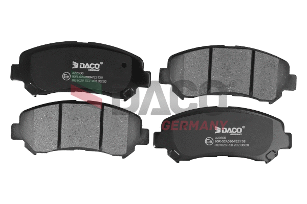 Brake Pad Set, disc brake (322606)