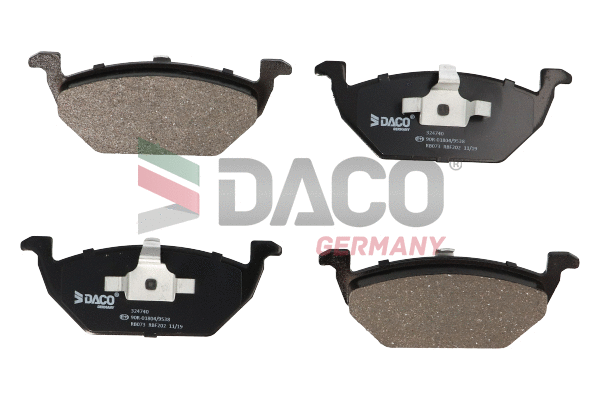 Brake Pad Set, disc brake (324740)