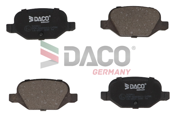 Brake Pad Set, disc brake (320911)