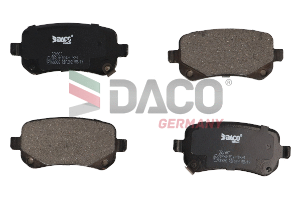 Brake Pad Set, disc brake (320902)