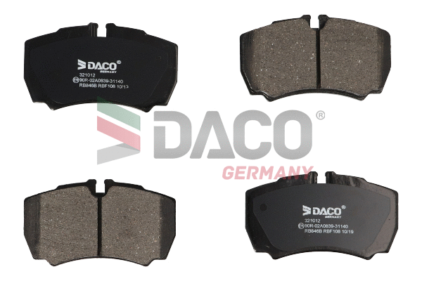 Brake Pad Set, disc brake (321012)