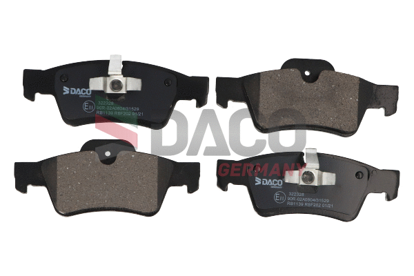 Brake Pad Set, disc brake (322328)