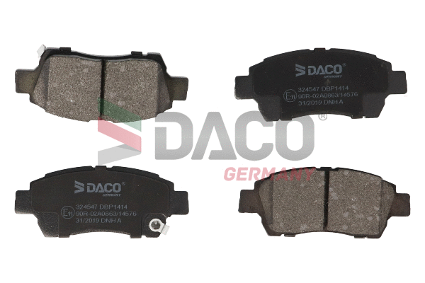 Brake Pad Set, disc brake (324547)