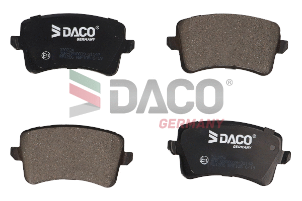 Brake Pad Set, disc brake (320224)