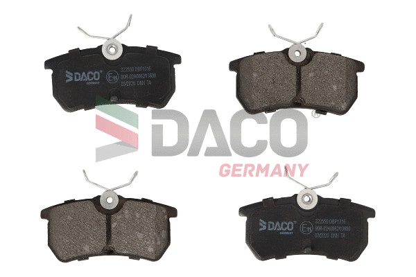 Brake Pad Set, disc brake (322550)