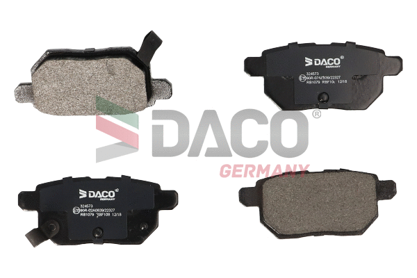 Brake Pad Set, disc brake (324573)
