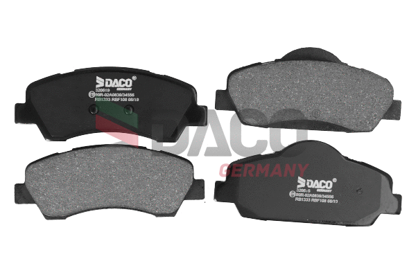 Brake Pad Set, disc brake (320619)