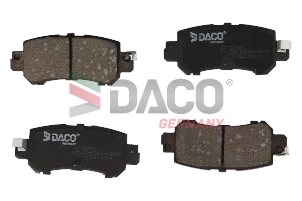 Brake Pad Set, disc brake (322249)