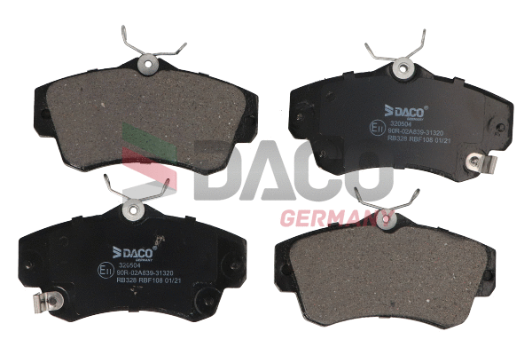 Brake Pad Set, disc brake (320504)