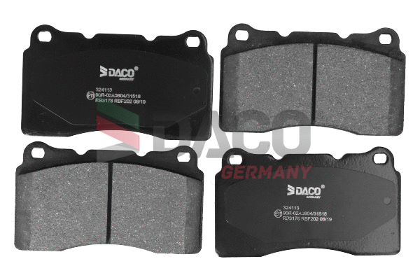 Brake Pad Set, disc brake (324113)