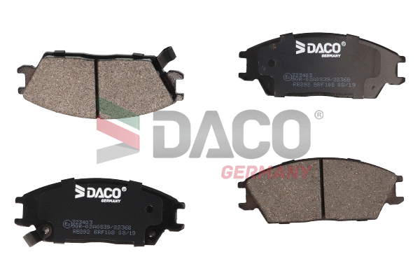 Brake Pad Set, disc brake (323403)