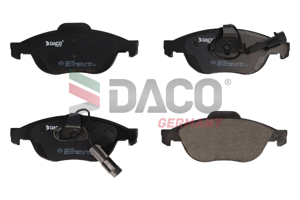 Brake Pad Set, disc brake (320108)
