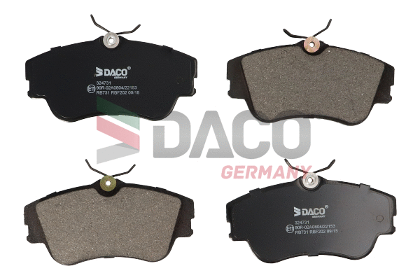 Brake Pad Set, disc brake (324731)