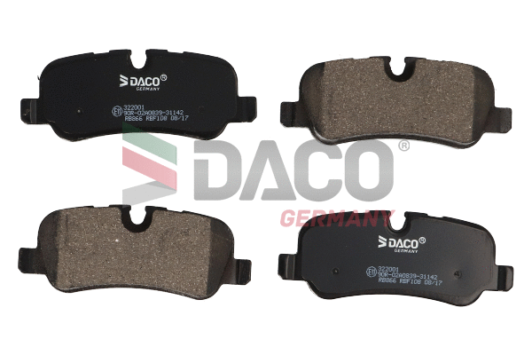 Brake Pad Set, disc brake (322001)