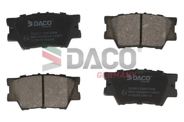 Brake Pad Set, disc brake (323911)