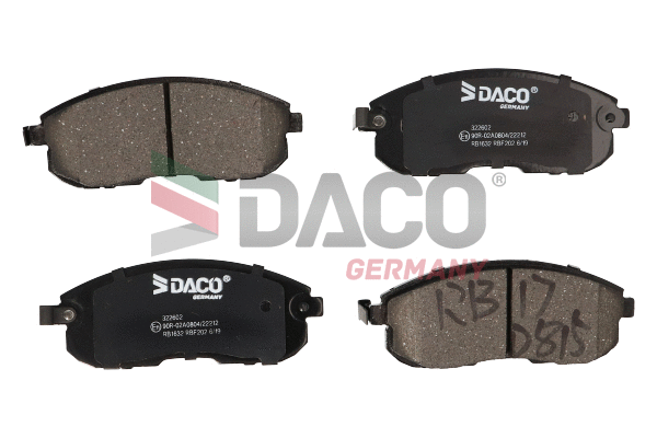 Brake Pad Set, disc brake (322602)