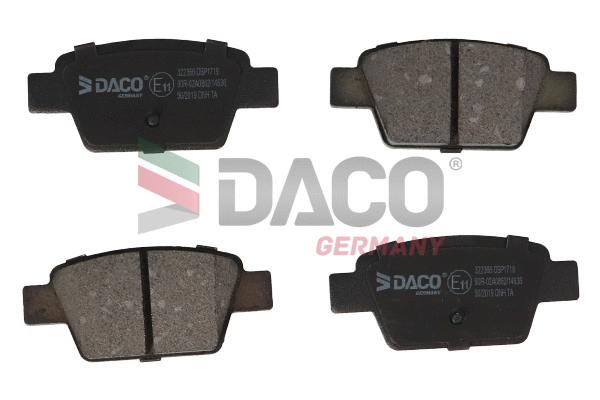 Brake Pad Set, disc brake (322366)