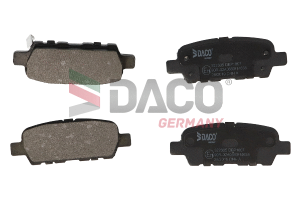 Brake Pad Set, disc brake (322605)