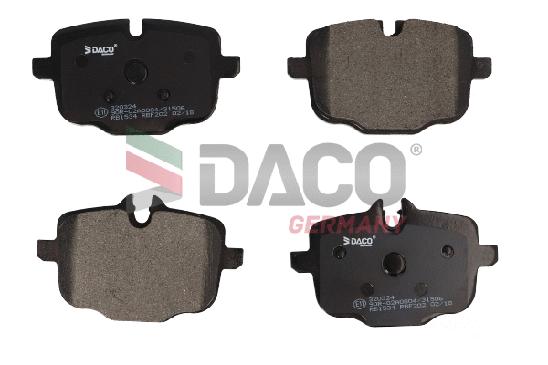 Brake Pad Set, disc brake (320324)