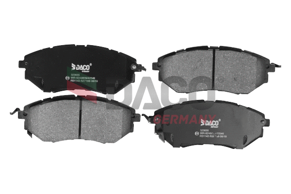 Brake Pad Set, disc brake (323635)