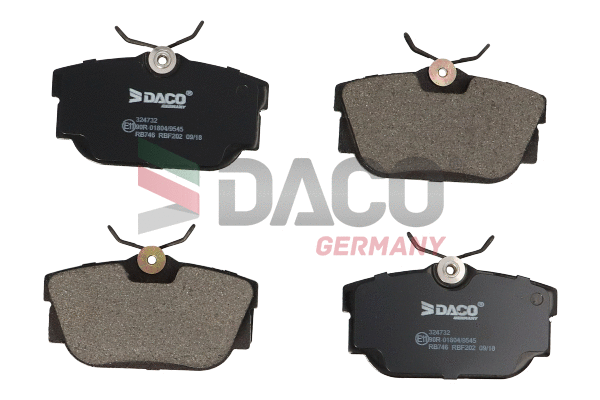 Brake Pad Set, disc brake (324732)