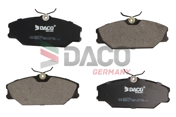 Brake Pad Set, disc brake (323946)
