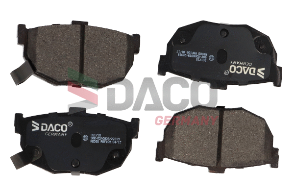 Brake Pad Set, disc brake (321710)