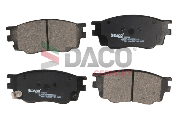 Brake Pad Set, disc brake (323244)
