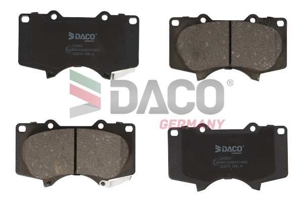 Brake Pad Set, disc brake (324569)
