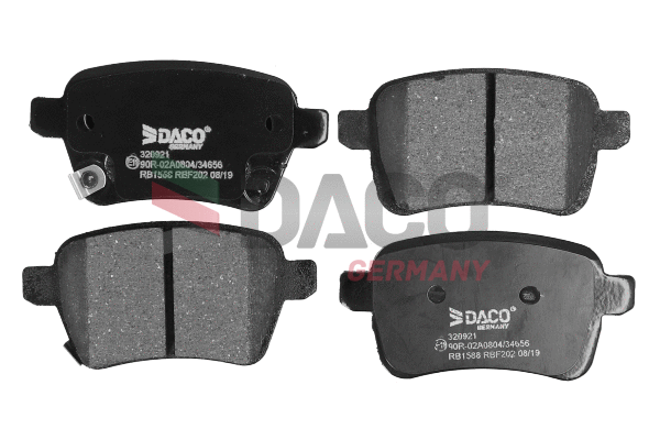 Brake Pad Set, disc brake (320921)