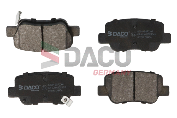 Brake Pad Set, disc brake (323904)
