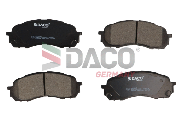 Brake Pad Set, disc brake (323610)