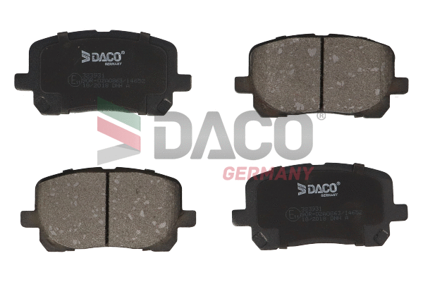 Brake Pad Set, disc brake (323931)
