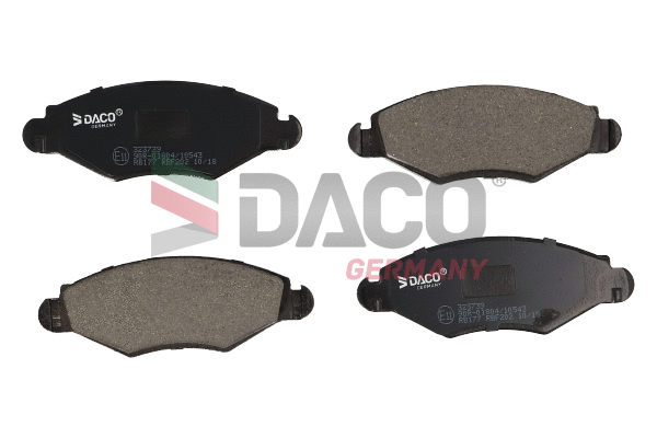 Brake Pad Set, disc brake (323739)