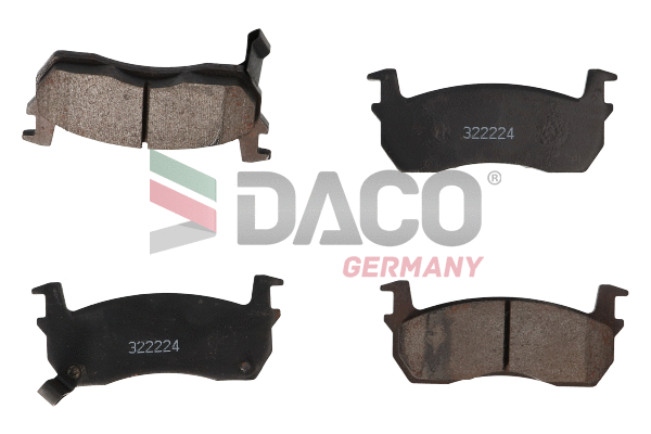 Brake Pad Set, disc brake (322224)