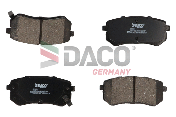 Brake Pad Set, disc brake (323531)