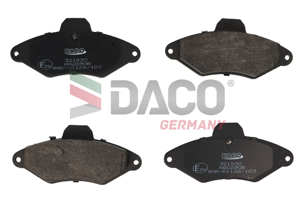 Brake Pad Set, disc brake (321930)