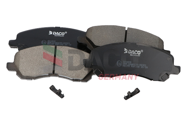 Brake Pad Set, disc brake (321609)