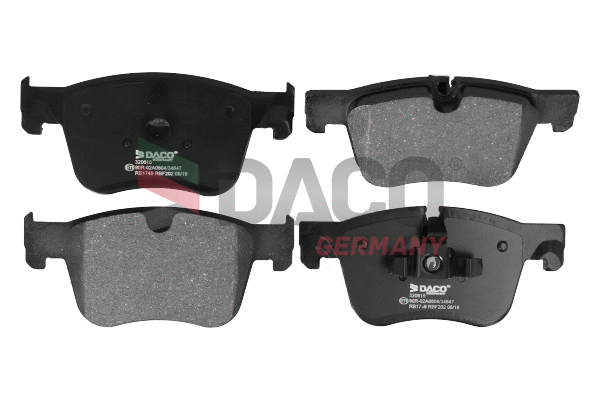 Brake Pad Set, disc brake (320615)
