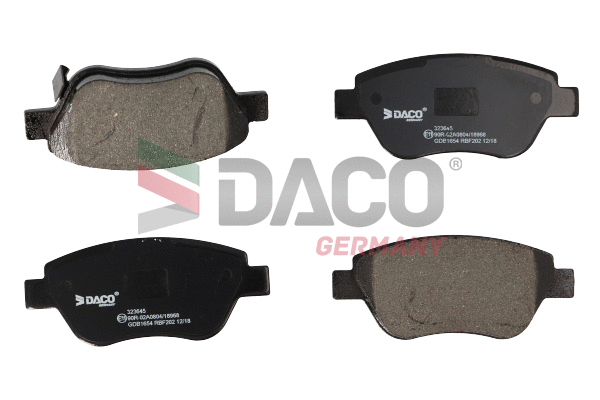 Brake Pad Set, disc brake (323645)