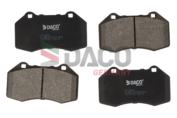 Brake Pad Set, disc brake (323001)