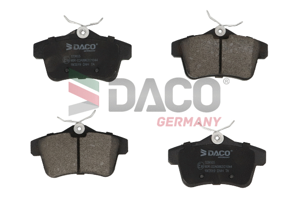 Brake Pad Set, disc brake (320605)
