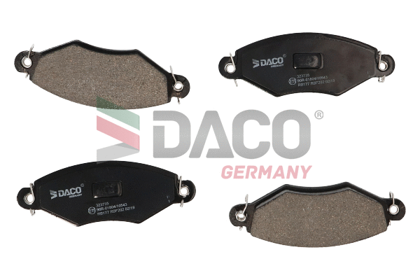 Brake Pad Set, disc brake (323735)