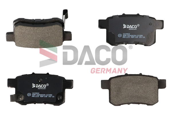 Brake Pad Set, disc brake (323902)