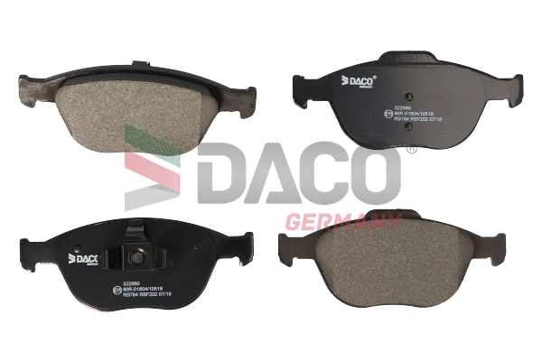 Brake Pad Set, disc brake (322560)