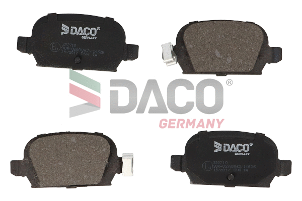 Brake Pad Set, disc brake (322710)
