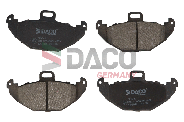Brake Pad Set, disc brake (323942)