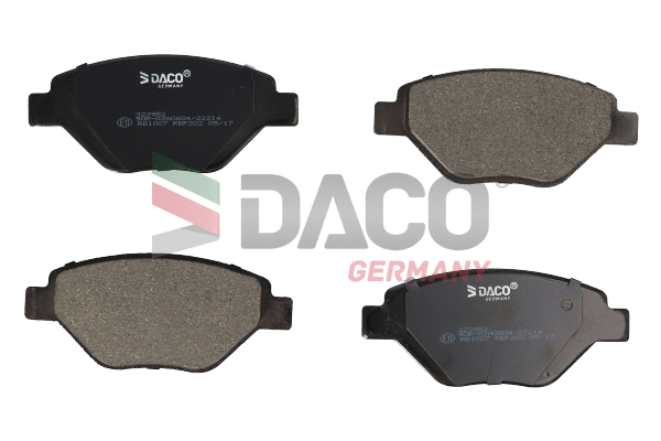 Brake Pad Set, disc brake (323952)