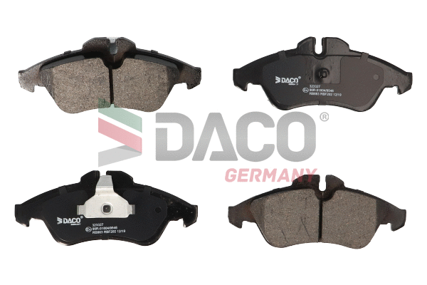 Brake Pad Set, disc brake (323327)