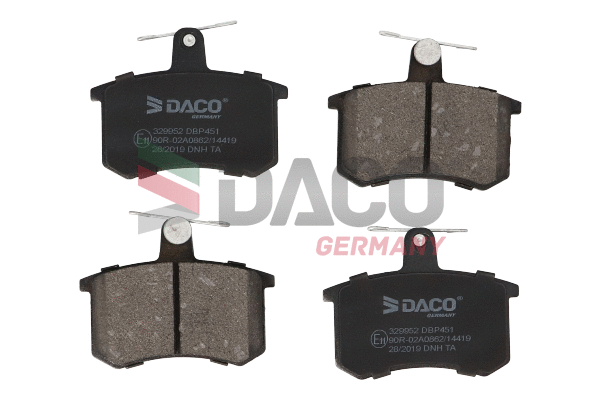 Brake Pad Set, disc brake (329952)